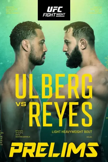 Poster to the movie "UFC Fight Night 260: Ulberg vs. Reyes" #1297677