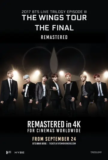 Poster to the movie "BTS 2017 Live Trilogy EPISODE III THE WINGS TOUR THE FINAL Remastered" #869947