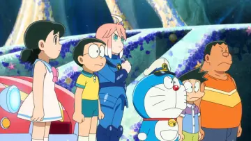 Backdrop to the movie "Doraemon the Movie: New Nobita and the Castle of the Undersea Devil" #533074