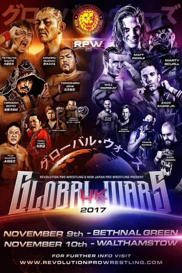 RevPro & NJPW: Global Wars UK 2017 - Night 1 poster