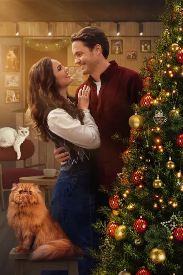 Poster to the movie "Christmas at the Catnip Café" #849865