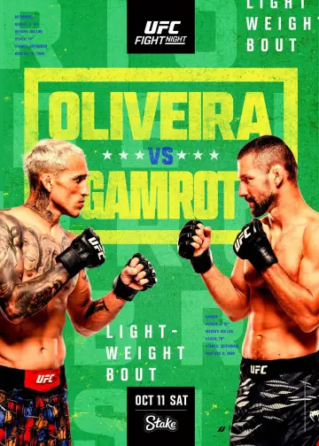 Poster to the movie "UFC Fight Night 261: Oliveira vs. Gamrot" #1297154