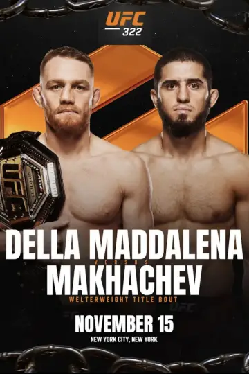 Poster to the movie "UFC 322: Della Maddalena vs. Makhachev" #1296298