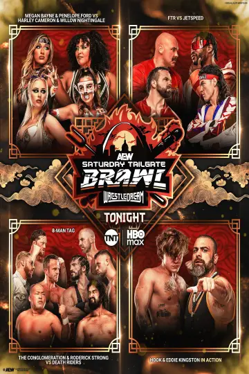 Poster to the movie "AEW WrestleDream 2025: Saturday Tailgate Brawl" #1297198