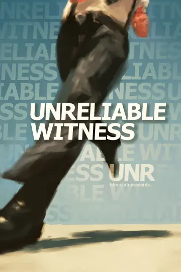 Poster to the movie "Unreliable Witness" #960696