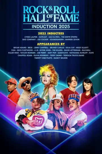Poster to the movie "2025 Rock & Roll Hall of Fame Induction Ceremony" #1152083