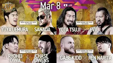 Backdrop to the movie "NJPW New Japan Cup 2025 - Day 1" #977748