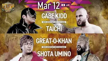 Backdrop to the movie "NJPW New Japan Cup 2025 - Day 4" #978570