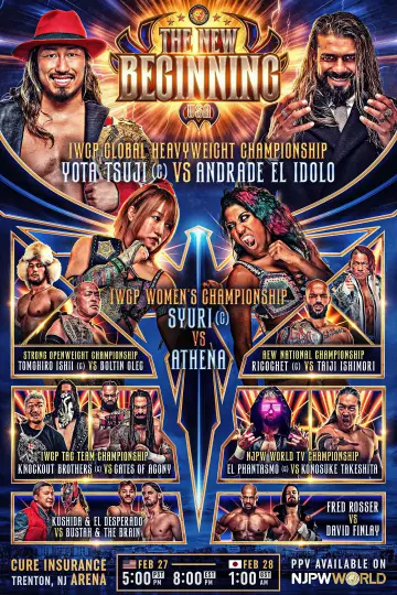 Poster to the movie "NJPW The New Beginning USA 2026" #774843