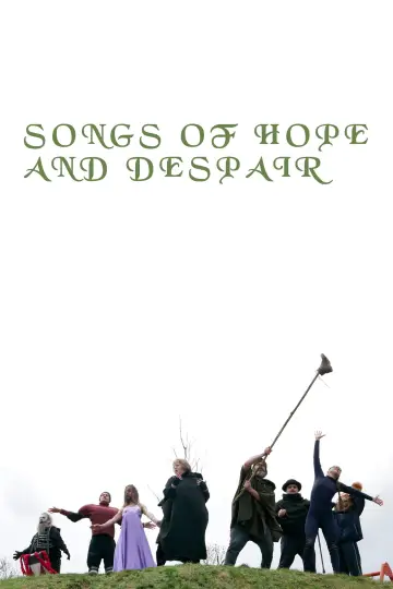 Poster to the movie "Songs of Hope and Despair. Performed by Bundschuh, Fish, Fox Tail, Rainbow, Dead Drummer,  Muse-Leaving Germany and by other agencies" #1140192