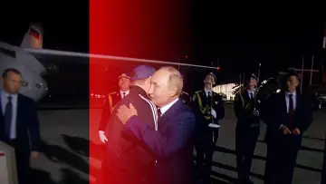 Backdrop to the movie "Putin