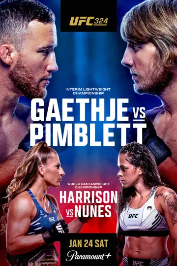 Poster to the movie "UFC 324: Gaethje vs. Pimblett" #540954