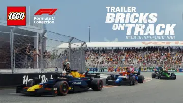 Backdrop to the movie "Bricks on Track: Building the LEGO F1 Drivers