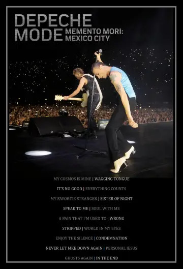Poster to the movie "Depeche Mode - Memento Mori: Mexico City" #979285