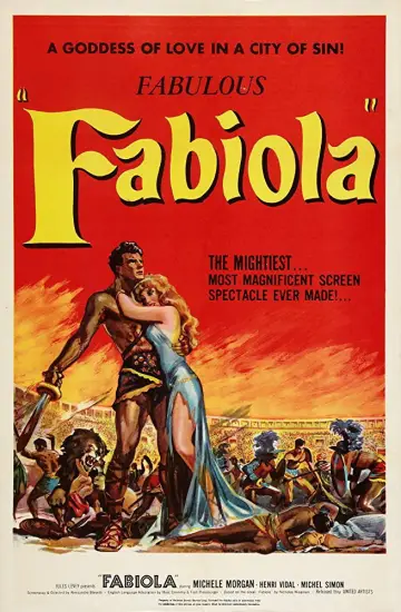 Poster to the movie "Fabiola" #1623216