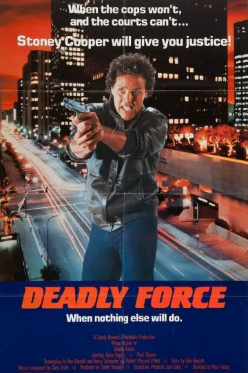 Poster to the movie "Deadly Force" #1134143