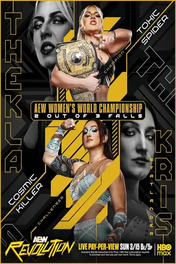 Poster to the movie "AEW Revolution 2026" #768896