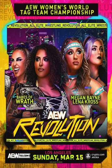 Poster to the movie "AEW Revolution 2026" #768900