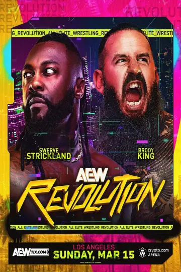 Poster to the movie "AEW Revolution 2026" #768901