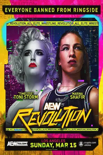 Poster to the movie "AEW Revolution 2026" #768906