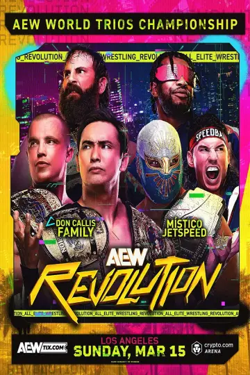 Poster to the movie "AEW Revolution 2026" #768907
