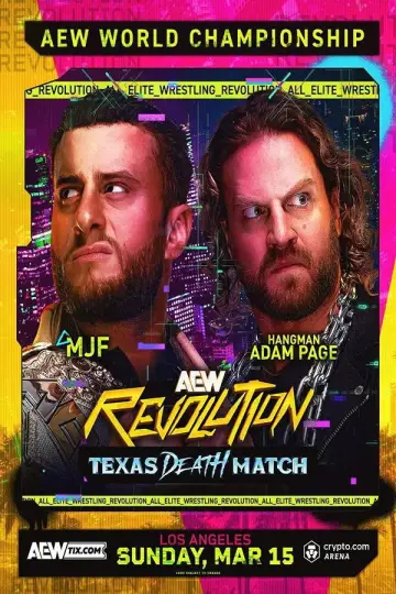 Poster to the movie "AEW Revolution 2026" #768908