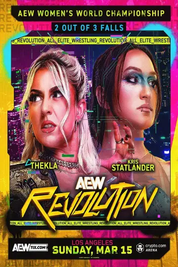Poster to the movie "AEW Revolution 2026" #768909