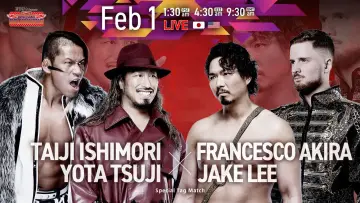 Backdrop to the movie "NJPW Road to The New Beginning 2026 - Day 5" #544346