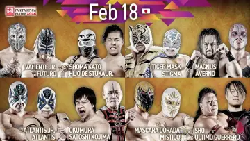 Backdrop to the movie "NJPW Presents CMLL Fantastica Mania 2026 - Day 1" #1139589
