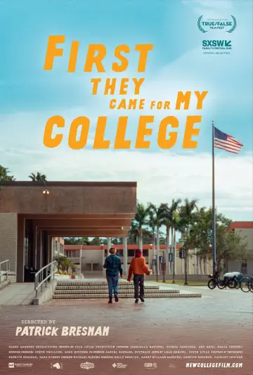 First They Came for My College poster