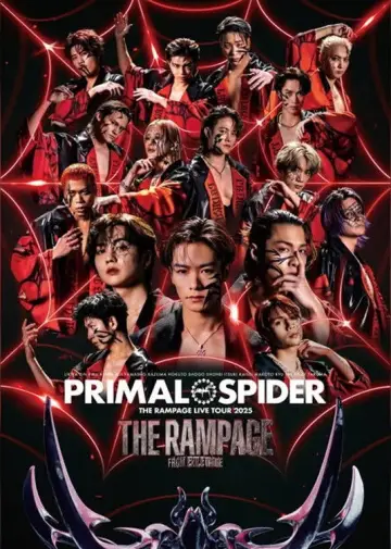 THE RAMPAGE Live Tour 2025 PRIMAL SPIDER poster