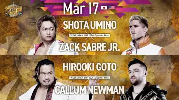 Backdrop to the movie "NJPW New Japan Cup 2026 - Day 10" #776969
