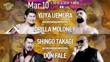 Backdrop to the movie "NJPW New Japan Cup 2026 - Day 5" #777376