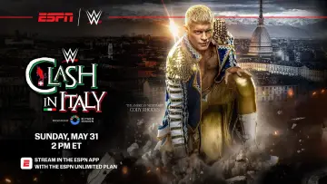 Backdrop to the movie "WWE Clash in Italy Preshow" #913426