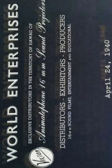 WORLD ENTERPRISES poster