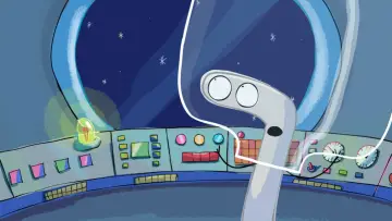 Backdrop to the movie "The Amazing Adventures of Lost Socks 3: Socks in Space!" #1186891
