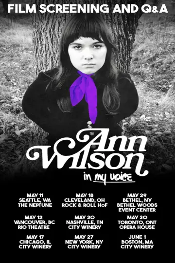 Poster to the movie "Ann Wilson – In My Voice" #825583