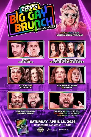Effy's Big Gay Brunch Vegas 2026 poster