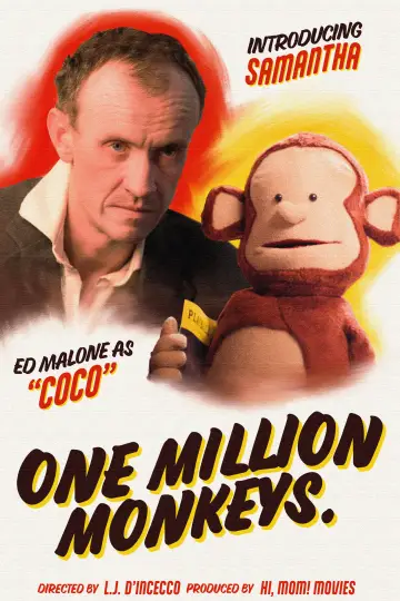 ONE MILLION MONKEYS. poster