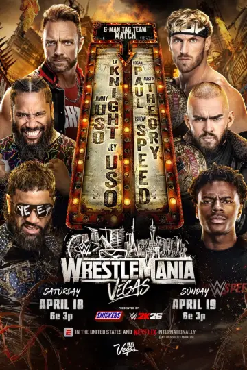 Poster to the movie "WWE WrestleMania 42 Countdown - Saturday" #798115