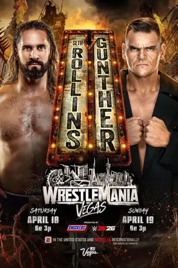 Poster to the movie "WWE WrestleMania 42 Countdown - Saturday" #798116