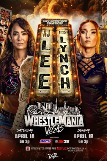 Poster to the movie "WWE WrestleMania 42 Countdown - Saturday" #798121