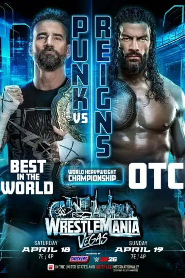 Poster to the movie "WWE WrestleMania 42 – Sunday" #779681