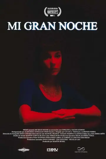 Mi gran noche poster