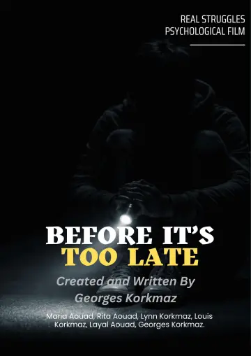 Poster to the movie "Before It’s Too Late" #782373