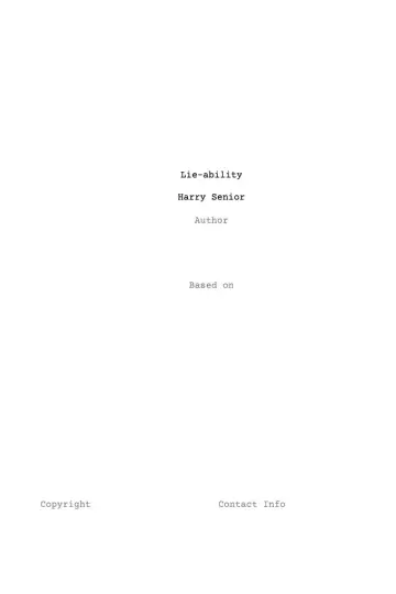 Poster to the movie "Lie-ability" #847644
