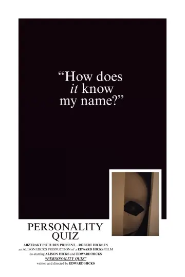 Poster to the movie "Personality Quiz" #835330