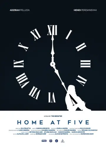 HOME AT FIVE poster