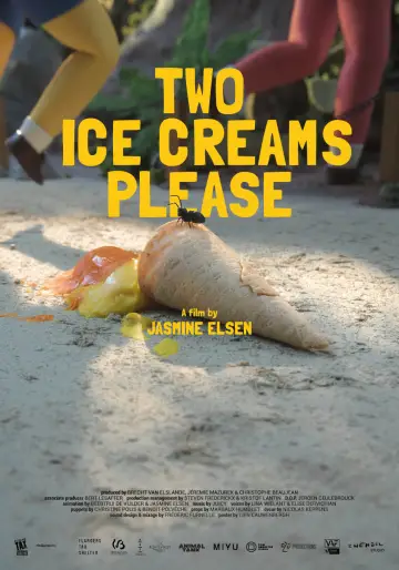 two ice creams please