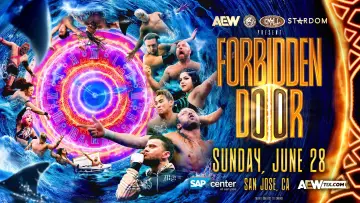 Backdrop to the movie "AEW x NJPW x CMLL x Stardom Present Forbidden Door 2026" #850427